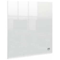 Mini whiteboard skrivebord - væg transp. 300x300mm
