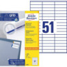 Avery 3420 hvide labels 51 pr.ark