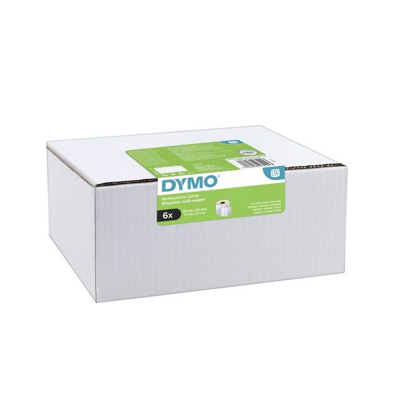 LW 32mm x 57mm Labels aftagelige 6 x 1000 labels