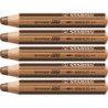 Stabilo woody 880-630 Brun tyk farveblyant 5stk