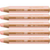 Stabilo woody 880-355 Hudfarve tyk farveblyant 5stk