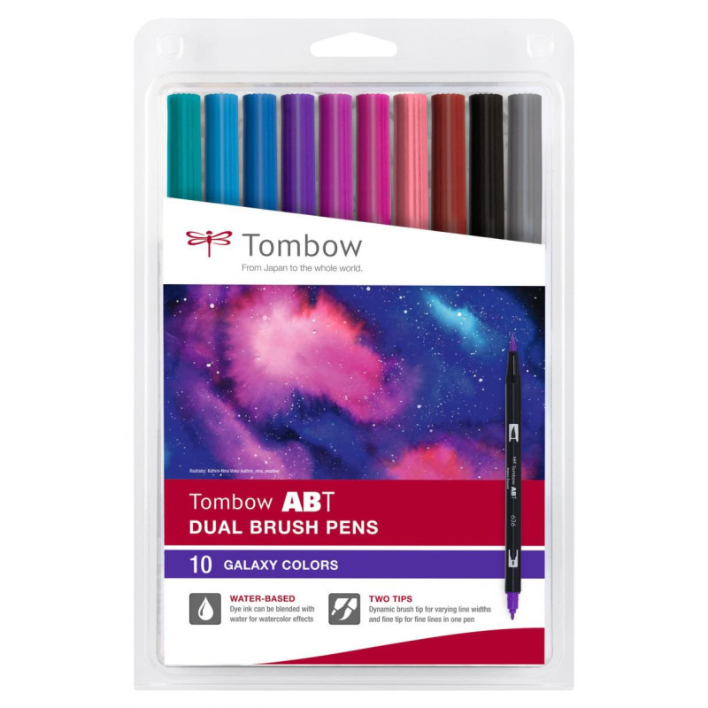 Marker ABT Dual Brush Galaxy Colours (10)