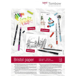 Skitseblok Bristol A5 250g 25ark