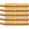 Stabilo woody 880-810 Guld tyk farveblyant 5stk