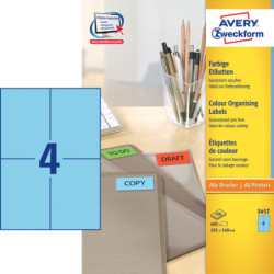 Avery 3457 Universale Labels-Etiketter