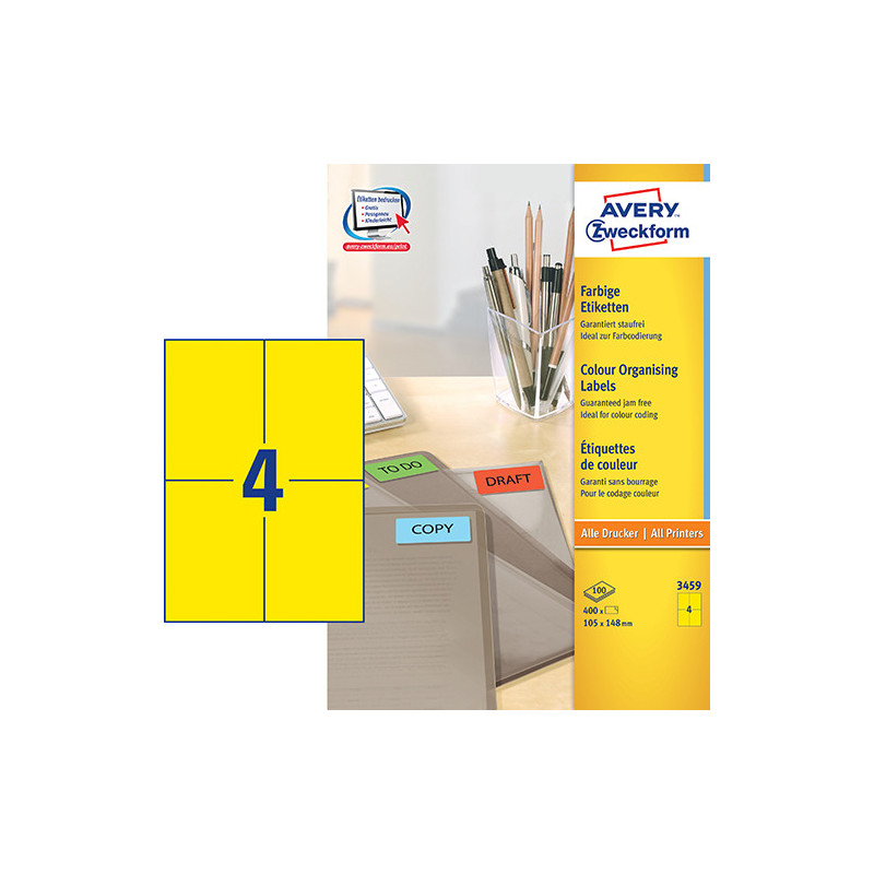 Avery 3459 Universale Labels-Etiketter