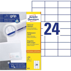 Avery 3474 hvide labels 24 pr. ark