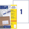 Avery 3478 hvide labels 1 pr. ark