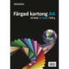 Karton A4 220 gr. ass. farver 10stk
