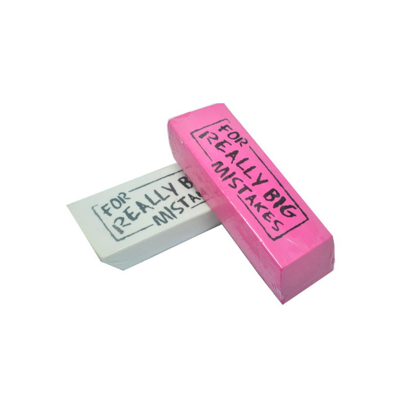 Viskelæder ''FOR REALLY BIG MISTAKES''