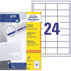 Avery 3658 hvide labels 24 pr. ark