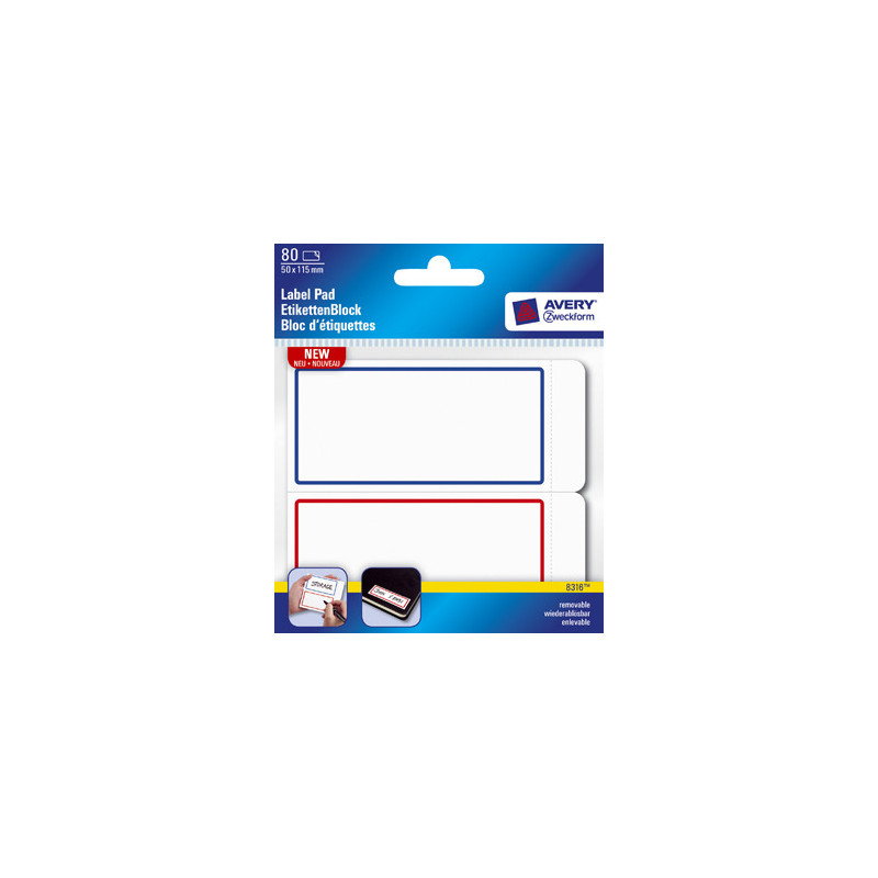 Avery 8316 Label Pads
