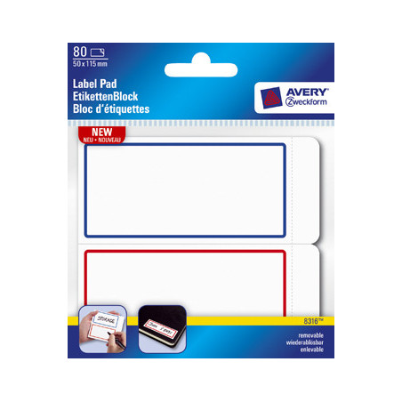 Avery 8316 Label Pads