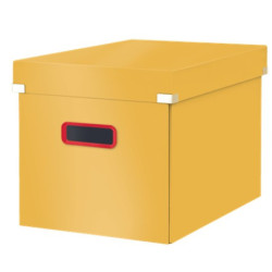 Arkivboks Click & Store Cosy Cube L gul