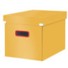 Arkivboks Click & Store Cosy Cube L gul