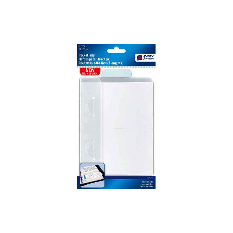 Avery 8363 1-2 Page PocketTab 130