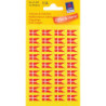 Avery 31-057 - 31057 Dansk flag klistermaerker 9X16 144stk.