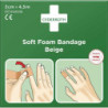 Soft Foam Bandage Beige 3cm x 4