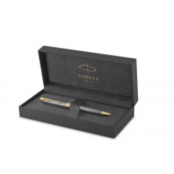 Sonnet Chiselled Silver G.T Ballpen M Black