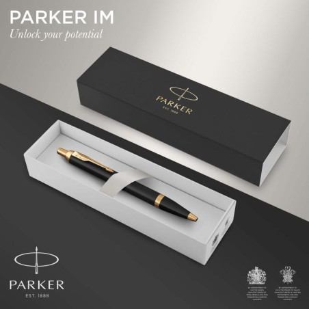IM Black Lacquer G.T Ballpen M Blå