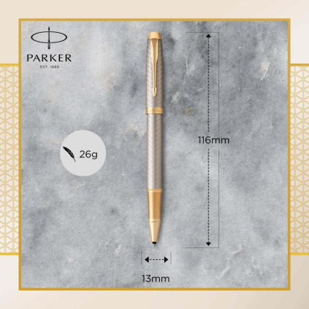 IM Premium Warm Silver G.T Rollerball F Sort