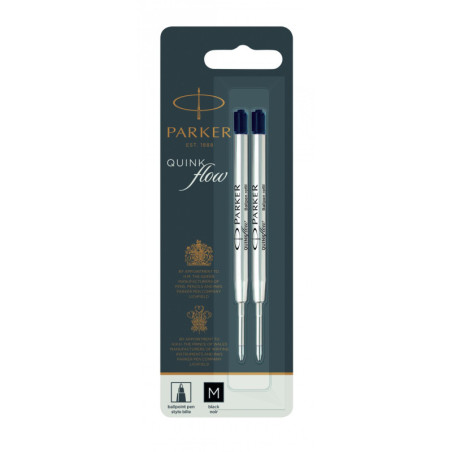 Ballpen refill Quinkflow M Black 2-pak