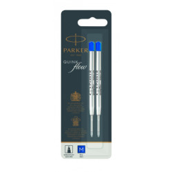 Ballpen refill Quinkflow M Blue 2-pak