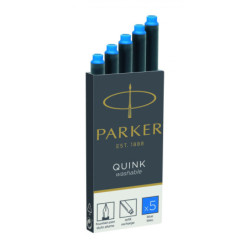 Ink Cartridge Quink Royal Blue Washable(5)