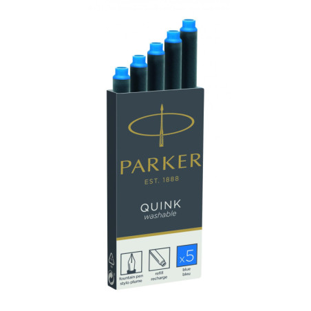 Ink Cartridge Quink Royal Blue Washable(5)