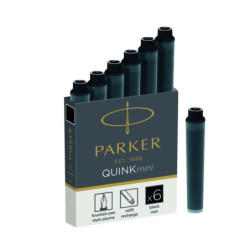 Ink Cartridge Quink Mini Black (6)