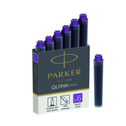 Ink Cartridge Quink Mini Purple (6)