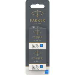 Ink Cartridge Quink Mini Blue Washable(12) 2-pak