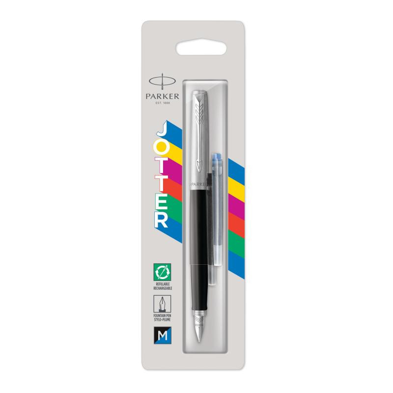 Jotter Originals Fyldepen Black M Blå Jotter Originals Fyldepen Black M Blå