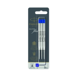 Ballpen refill Quinkflow M Blue 3-pak
