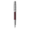 Sonnet Metal & Red CT Fyldepen Fine Nib 18K