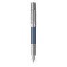 Sonnet Metal & Blue CT Fyldepen Medium Nib 18K