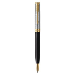 Sonnet Metal & Black GT Ballpen M blue