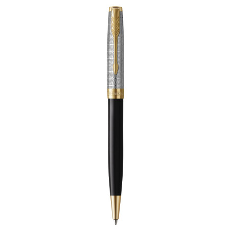 Sonnet Metal & Black GT Ballpen M blue