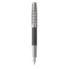 Sonnet Metal & Grey PGT Fountain Pen Fine Nib 18K