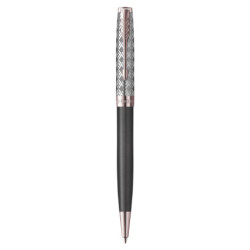 Sonnet Metal & Grey PGT Ballpen M blue