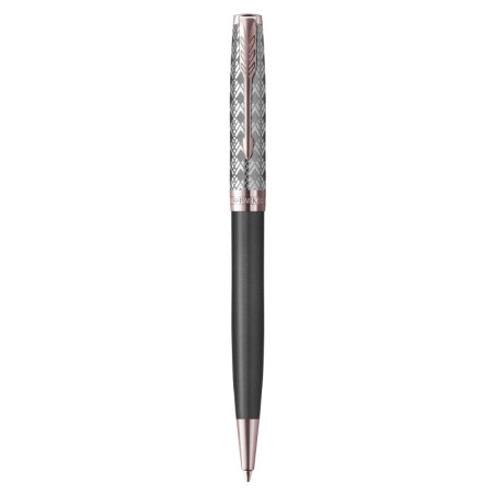 Sonnet Metal & Grey PGT Ballpen M blue