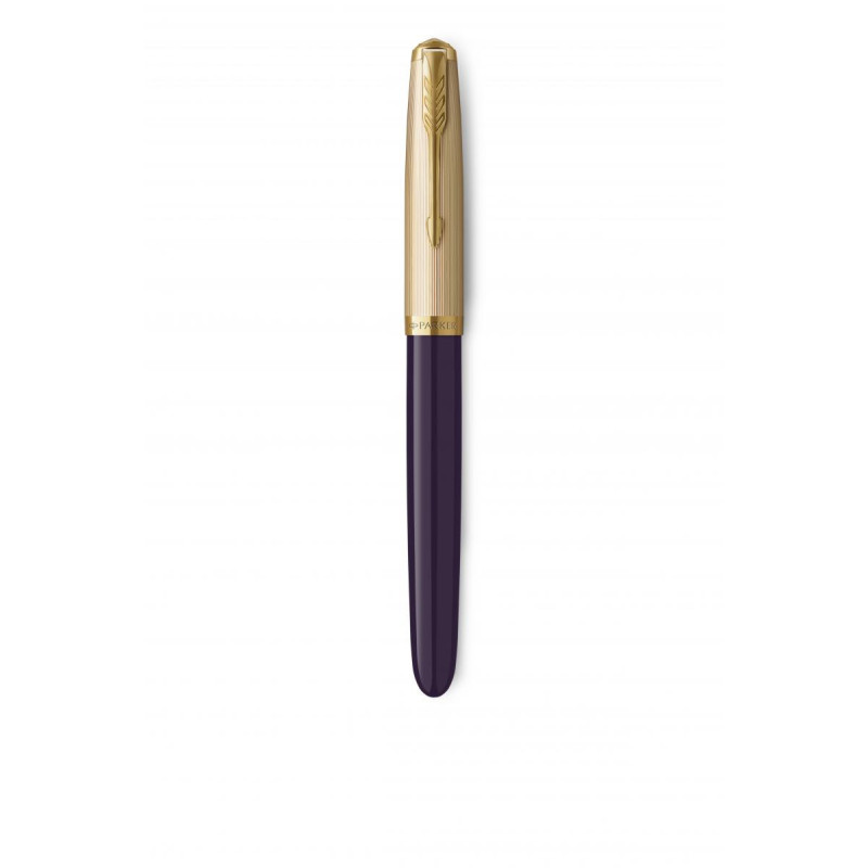 51 Plum Fountain pen M (gold nib)