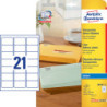 Avery J8560-25 klare Adresse etiketter 21 pr. ark 63.5 x 38.1 25 ark