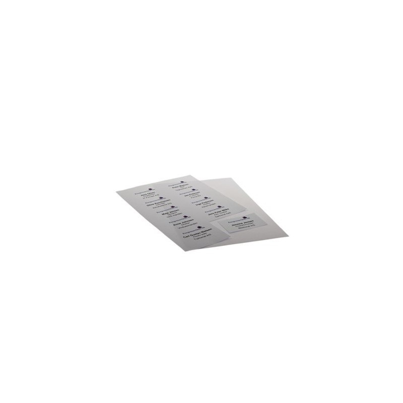 Indstiksark til navneskilte 90x51mm 5ark a 10stk