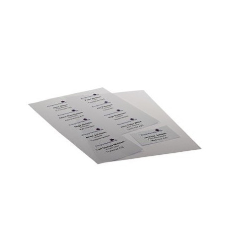 Indstiksark til navneskilte 90x51mm 5ark a 10stk