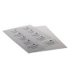 Indstiksark til navneskilte 90x51mm 5ark a 10stk