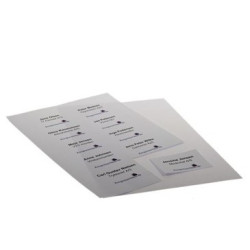 Indstiksark til navneskilte 80x51mm 5ark a 10stk