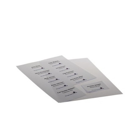 Indstiksark til navneskilte 80x51mm 5ark a 10stk