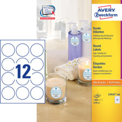 Avery L3416-100 Runde etiketter