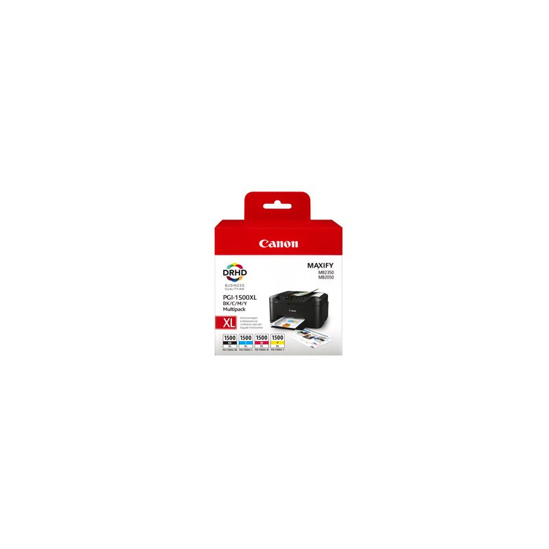 PGI-1500XL BK-C-M-Y blæk cart. value pack blister